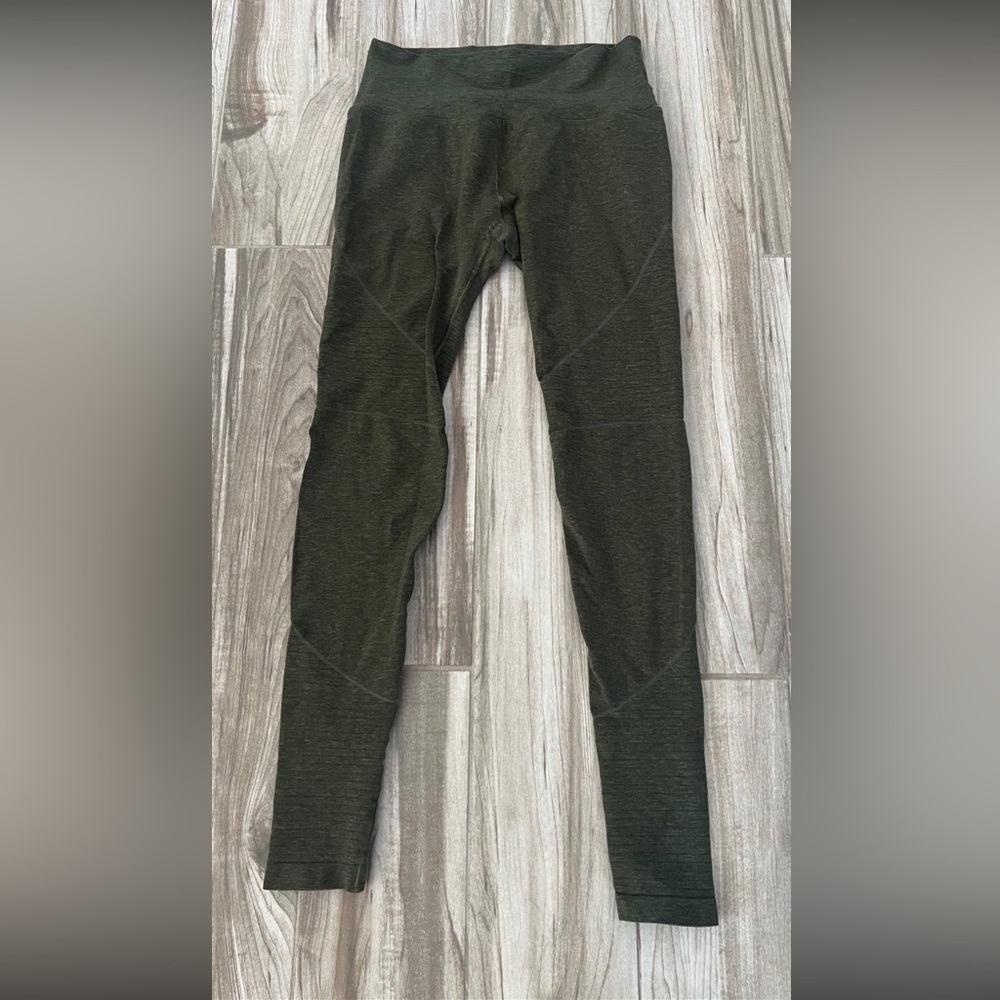 Alphalete revival forest green leggings gym workout tights 2018 size large